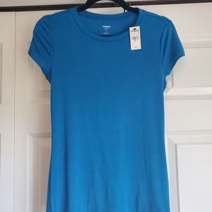 Express Blue Fitted Tee